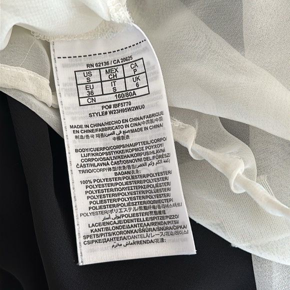 Guess Los Angeles Imprinted sheer Size Small Wrist Front Strings - Picture 9 of 13